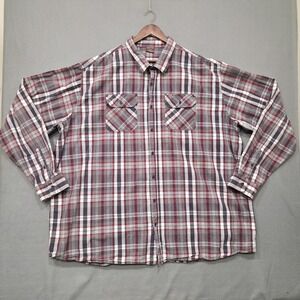 Great Northwest Mens Multicolor Long‎ Sleeve Button Up Shirt Size 4XLT
